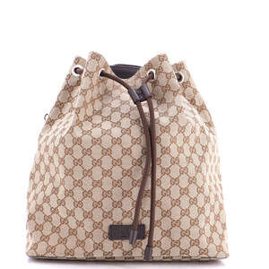 Gucci Drawstring Backpack Gg Canvas #249162G13B